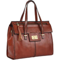 Italian Full Grain Leather Purses For Women With Stylish Fringe | Eco-Friendly Leather,Flap Turn Lock Design,Leather Tassel,Fits 9.7 Inch Ipad,Detachable Shoulder Strap