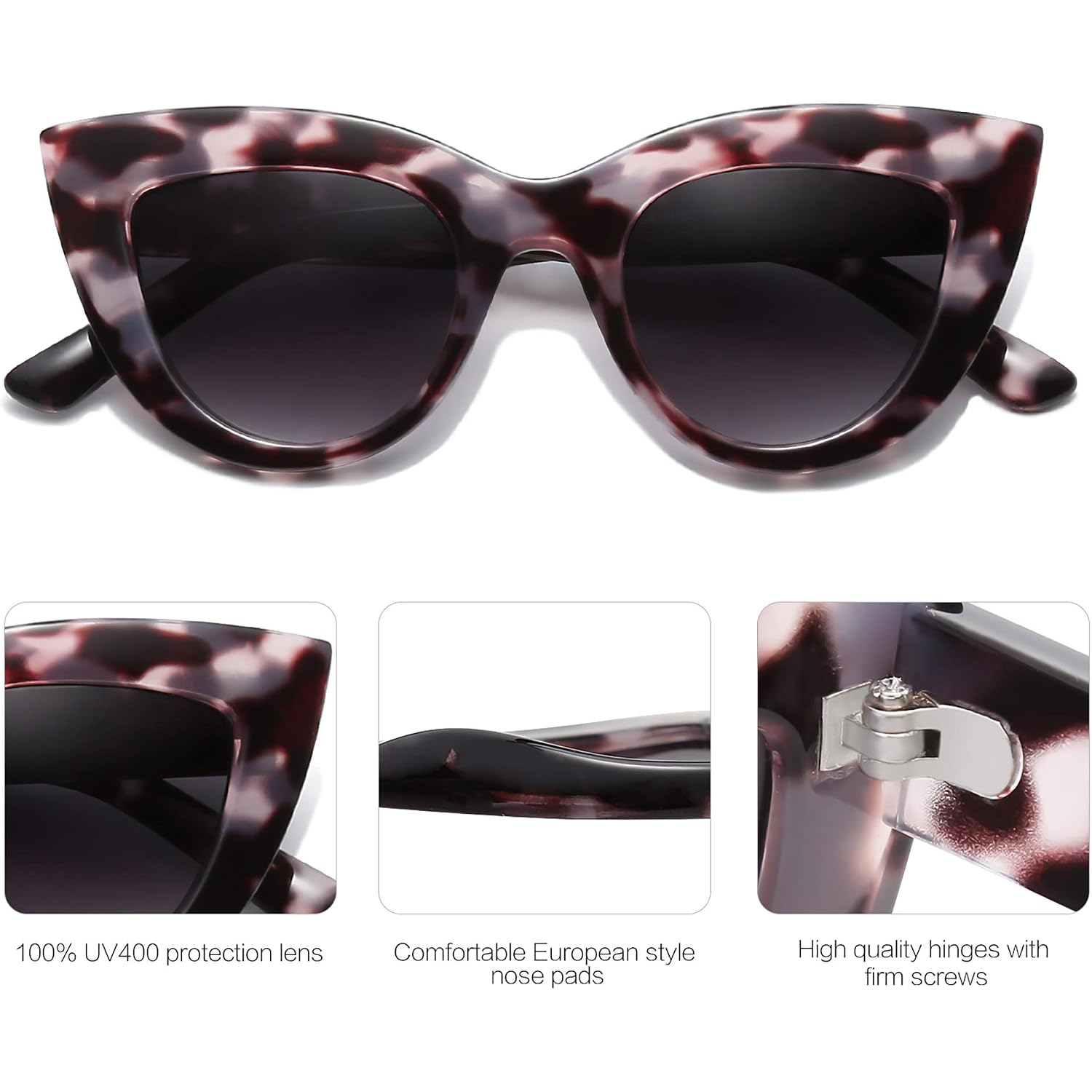 Sojos Retro Small Vintage Cat Eye Sunglasses For Women Cute Fashion Uv400 Sunnies Sj2939