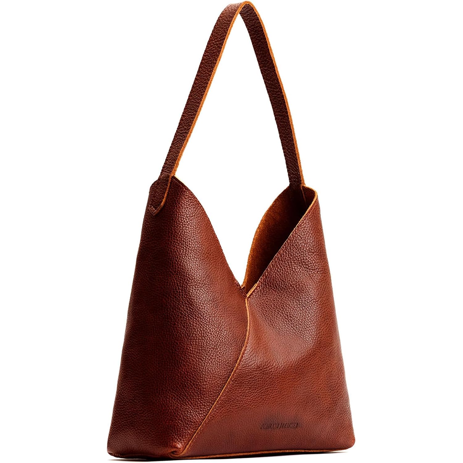 Portland Leather Goods Naomi Shoulder Bag – Handmade Slouchy Bag With Adjustable Crossbody Strap & Secure Magnetic Closure
