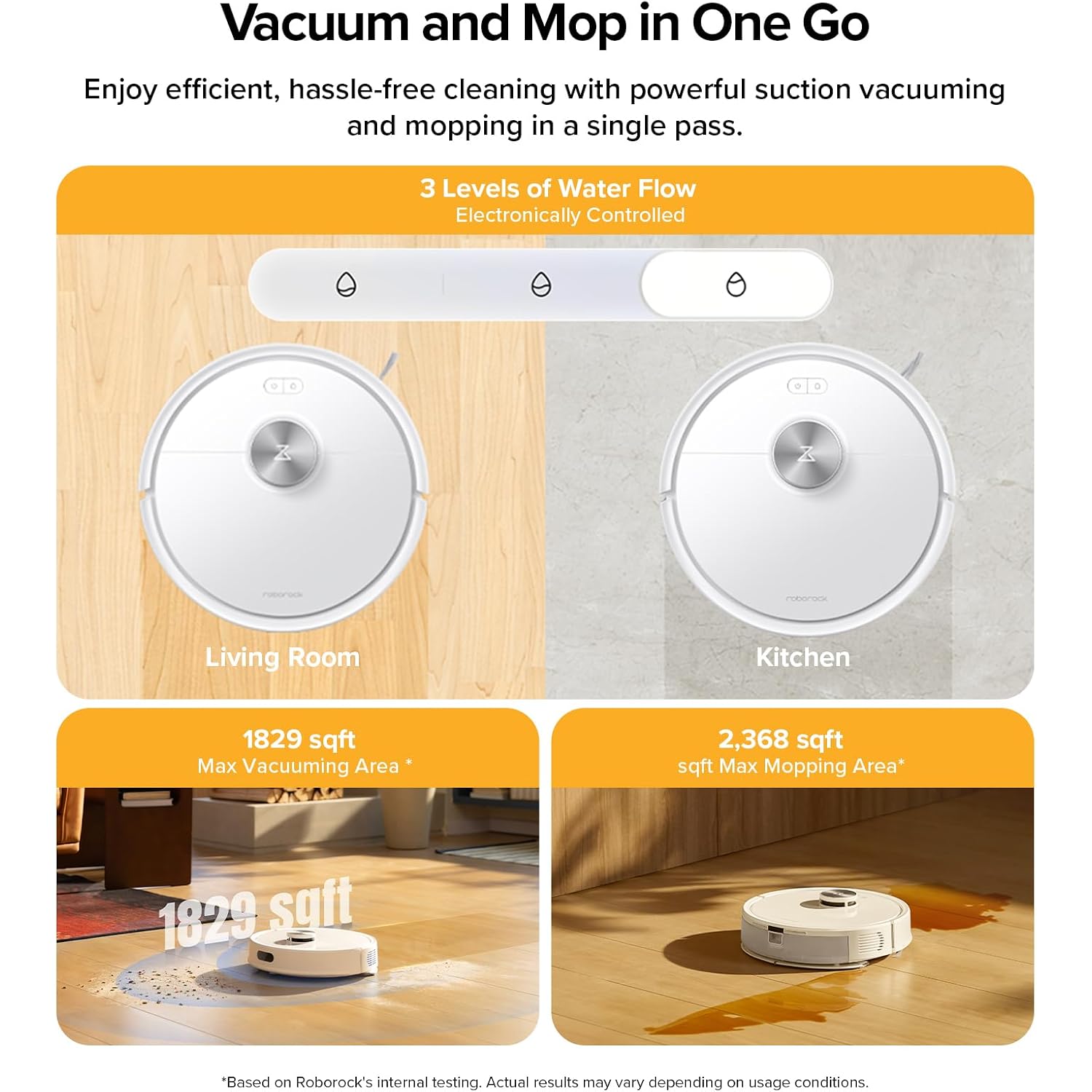 Roborock Q7 M5+ Robot Vacuum And Mop, Up To 7-9 Weeks Self-Empty, 10000Pa | Upgraded From Q5 Max+, Dual Anti-Tangle System For Pet Hair & Carpet, Precisense Lidar Navigation, App Control, White