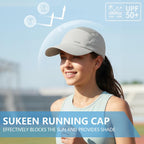 Sukeen Lightweight Baseball Cap for Women Men Running Hat with Breathable Mesh Unstructured Sports Hat for Outdoor Daily