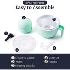Americana Collection Elite Pint Perfect™ Eim1205M 1 Pint Ice Cream Maker Freezing Mug, Frozen Yogurt, Sorbet, Gelato Treat, Recipes, Mint