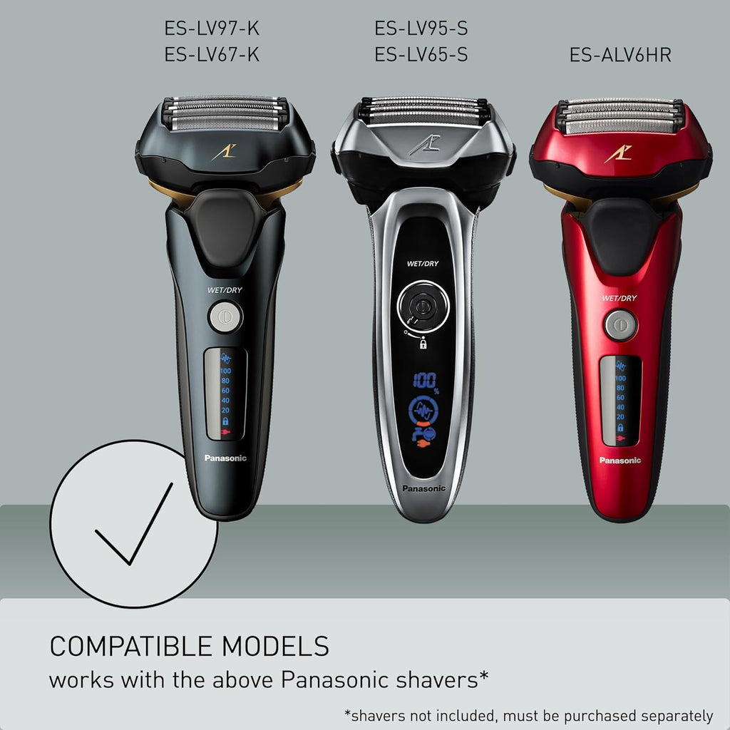 Panasonic Shaver Replacement Outer Foil and Inner Blade Set WES9032P, Compatible with ARC5 5-Blade Shavers ES-LV97-K, ES-LV67-K, ES-LV95-S, ES-LV65-S