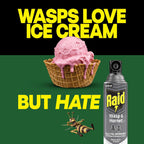 Raid Wasp & Hornet Killer Spray, Bug Killer, Wasp And Hornet Spray Kills The Entire Nest, 14 Oz, 2 Count
