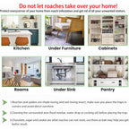 Cockroach Traps,Roach Traps,Cockroach Bait,Roach Motel,Child & Pet Friendly (10 Pack)
