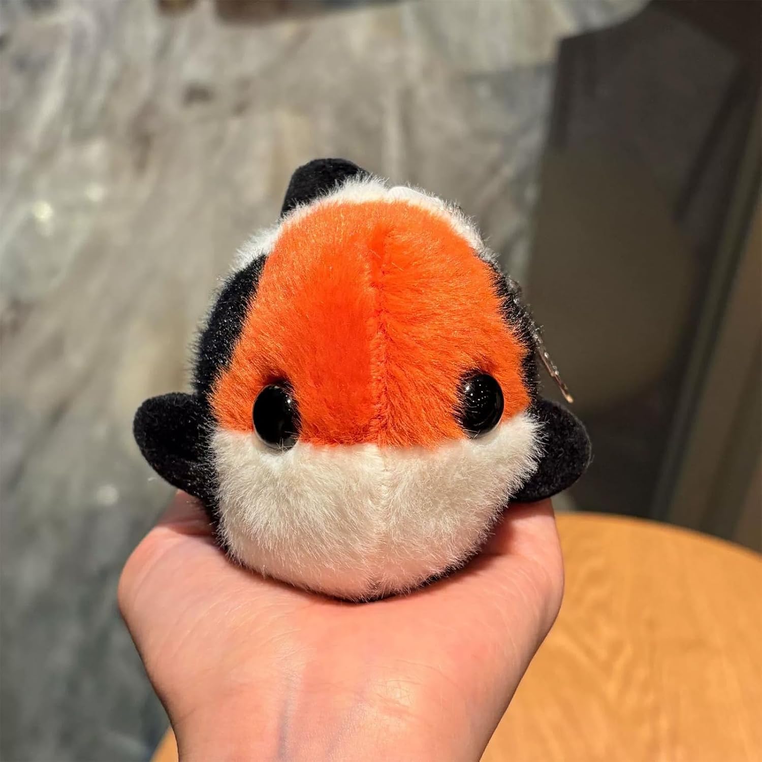 Angyape Cute Koi Fish Keychain Plush Bag Charms Purse Charms for Handbags Tote Bags Backpacks Lucky Accessories Gifts
