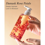 Multi-Used Body Oil For Skin Usda Certified,Face,Hair And Nails,Multi Purpose Organic Oil With Rose Petals,Vitamin E & Almond Oil Nourishing & Hydrating ,Body Oil For Moisture & Skin After Bath Oil