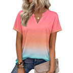 Zeagoo Womens Tops Short Sleeve Summer V Neck Shirts Work Blouses Business Outfits Fashion Clothing