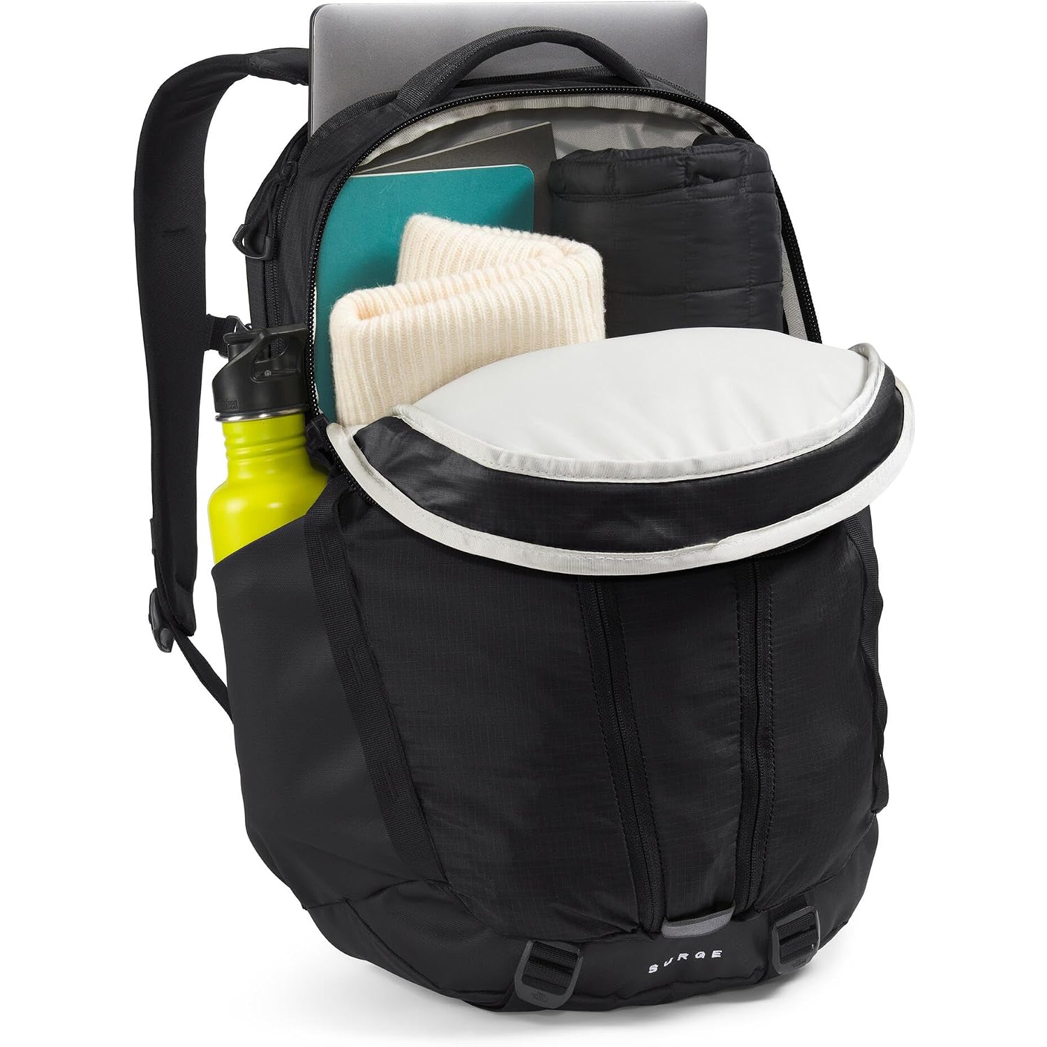 The North Face Surge Commuter Laptop Backpack | Daypack With Water Repellent Finish, 16" Laptop Sleeve, Reflective Details