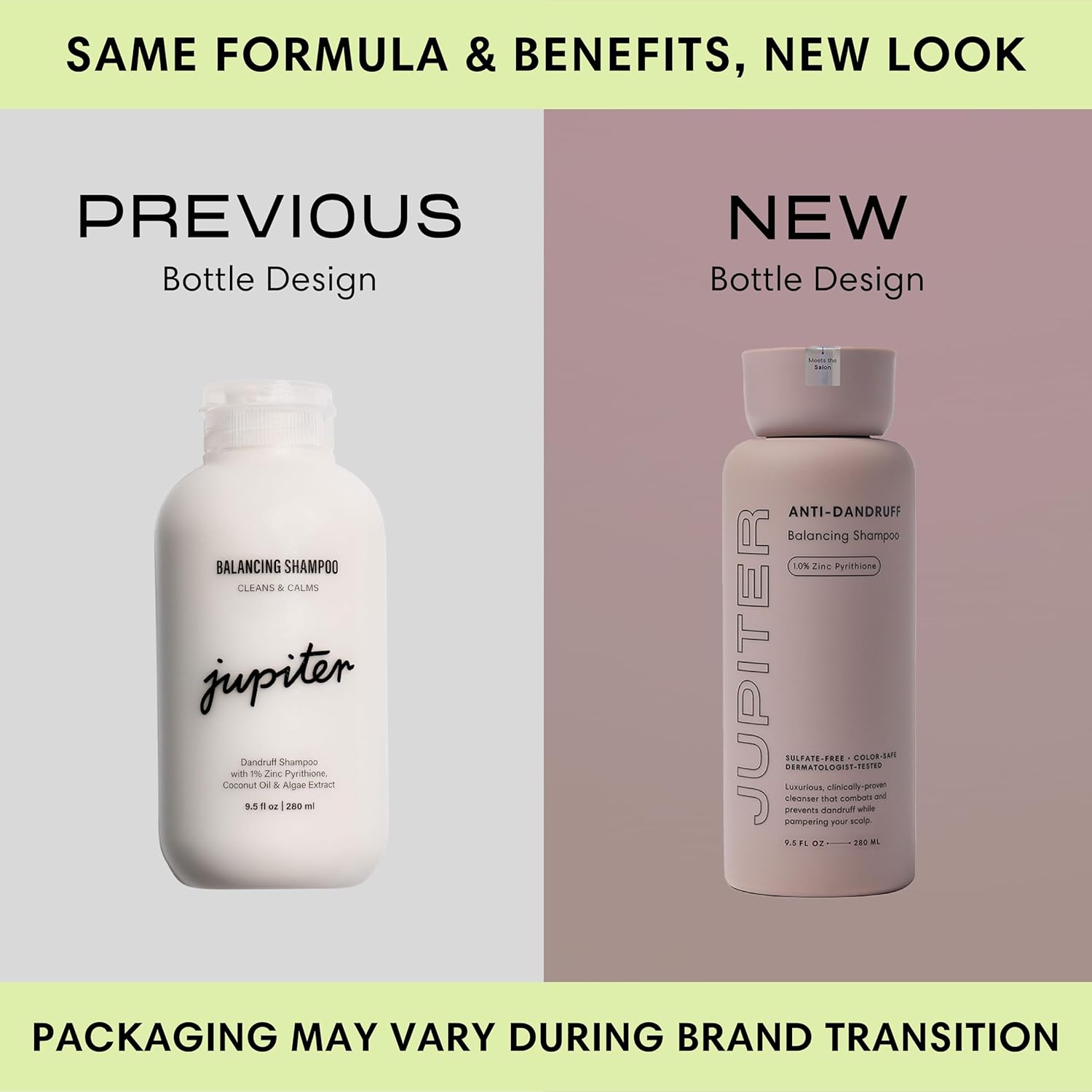 Jupiter Anti Dandruff Shampoo - Shampoo for Men & Women for Flaky, Itchy, Oily, & Dry Scalp - Nourishes Scalp and Reduces Breakage & Flakes - Color-Safe, Sulfate-Free, Paraben-Free