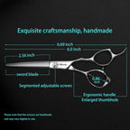 Hair Cutting Scissors Professional Barber Shears, Hairdresser Scissor Made Of Stainless Steel For Hairdressing Salon And Home Use Extremely Very Sharp Ergonomic Design