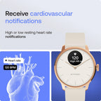 Withings ScanWatch Light - Hybrid Smart Watch, Heart Rate Monitoring, Fitness Tracker, Cycle Tracker, Sleep Monitoring