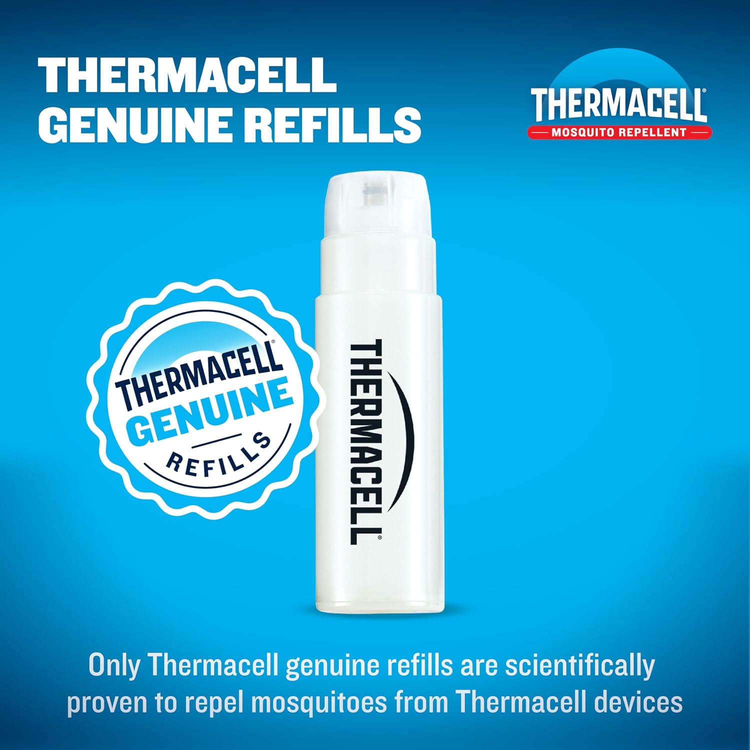 Thermacell Fuel-Zoneguard Mosquito Repellent Butane Refill; 15-Ft Zone Of Scientifically Proven Outdoor Protection; Fuel-Powered; Patio Shield; 48Hr Refill; Bug Spray Alternative; Scent Free