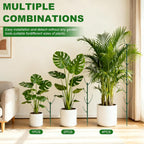 5Pack Adjustable Plant Support Pole – Stackable Indoor/Outdoor Support Pole With Clamps, Suitable For Supporting Monstera And Climbing Plants, Garden Accessories, Perfect Replacement For Plant Stakes