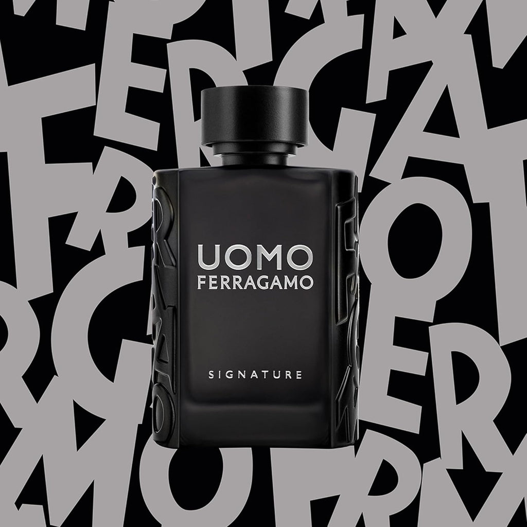 FERRAGAMO Uomo Ferragamo Signature Eau de Parfum Pour Homme, Cologne Spray for Men, 3.4 Fl. Oz.