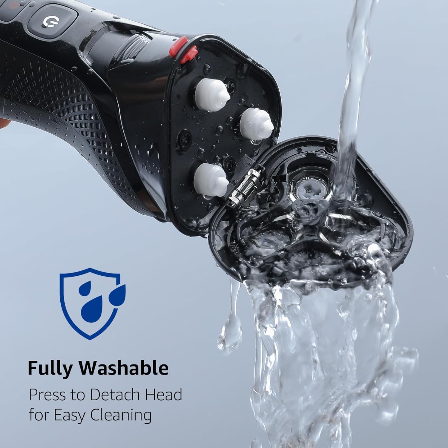 rategist 3-in-1 Electric Razor for Men: IPX7 Waterproof Electric Shavers for Men - One Touch Acceleration, Professional Results at Home - 4D Floating Blades, Travel Grooming Kit