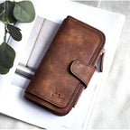 CLUCI Wallet For Women PU Leather RFID Blocking Womens Wallet Bifold Card Holder with ID Window Gifts for Women Birthday | RFID Blocking, Designer, Trifold, Card Holder, ID Window
