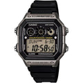 Casio Ae-1300Wh Series | Watches For Men | Digital Watch | Black | 1/100 Sec Stopwatch | 9 Interval Timers | Led Light | 100M Wr | Multi Alarm | Calendar | World Time | 12/24 Hour Format | 10 Yr Batt