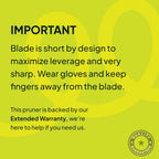 8.5" Professional Pruning Shears, Garden Clippers - Cuts 3X Easier Sharp Japanese Blade, Arthritis Friendly Garden Scissors For Seniors, Bonsai Cutters