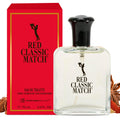PB ParfumsBelcam Red Classic Match Eau de Toilette - Spicy Woody Amber Fragrance for Men, Long-Lasting Masculine Scent, Affordable Cologne Alternative, Signature Fragrance - 2.54 Fl Oz