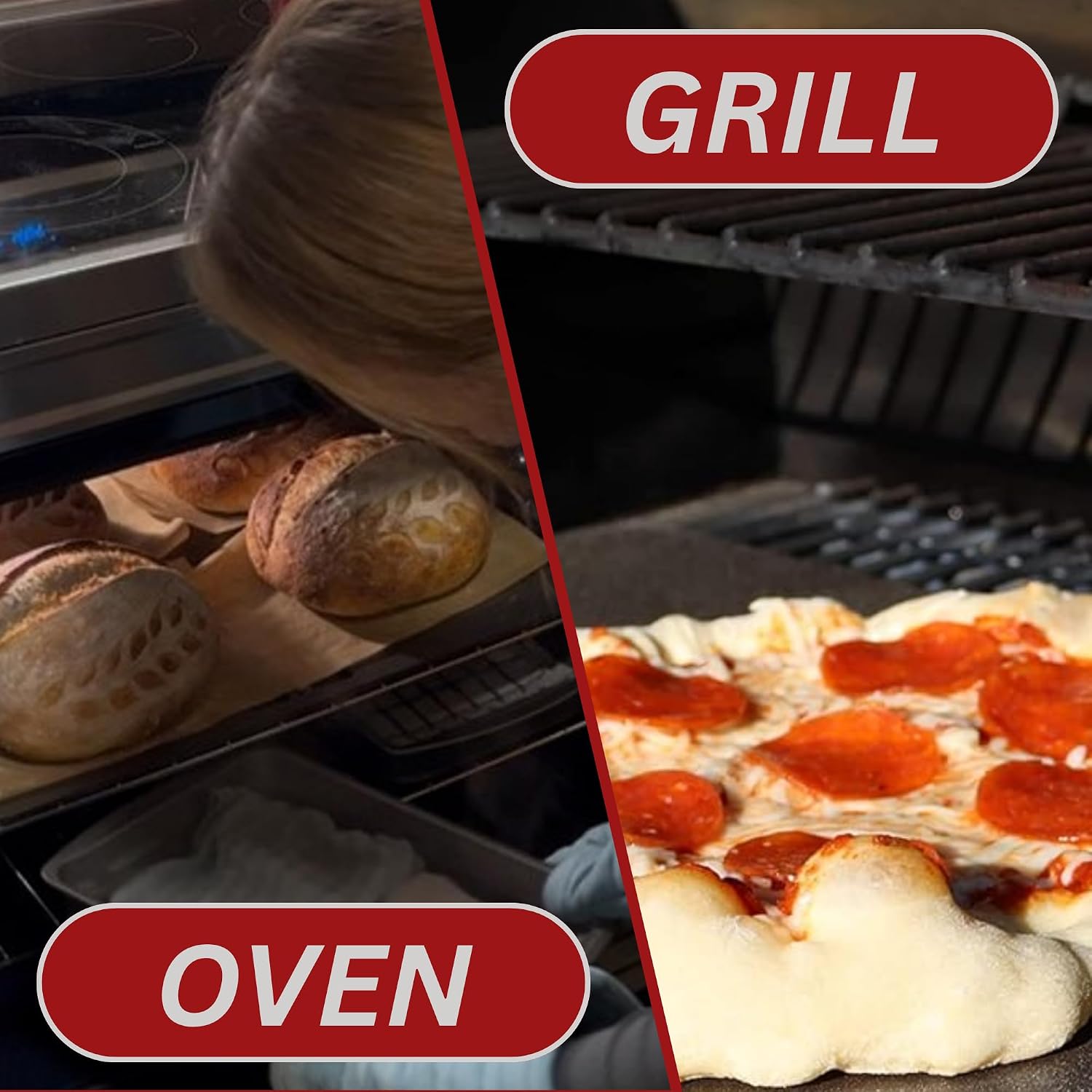 16X16 Pizza Steel, 1/4" Thick, 17.6 Lbs - Cooking Steel For Oven & Grill - Made In Usa