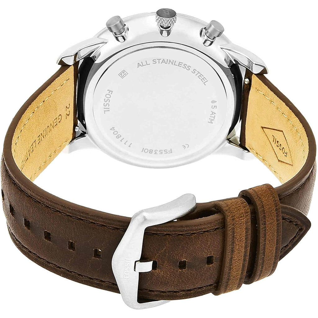 Fossil Men'S Watch, Neutra Quartz Stainless Steel Chronograph Watch For Men