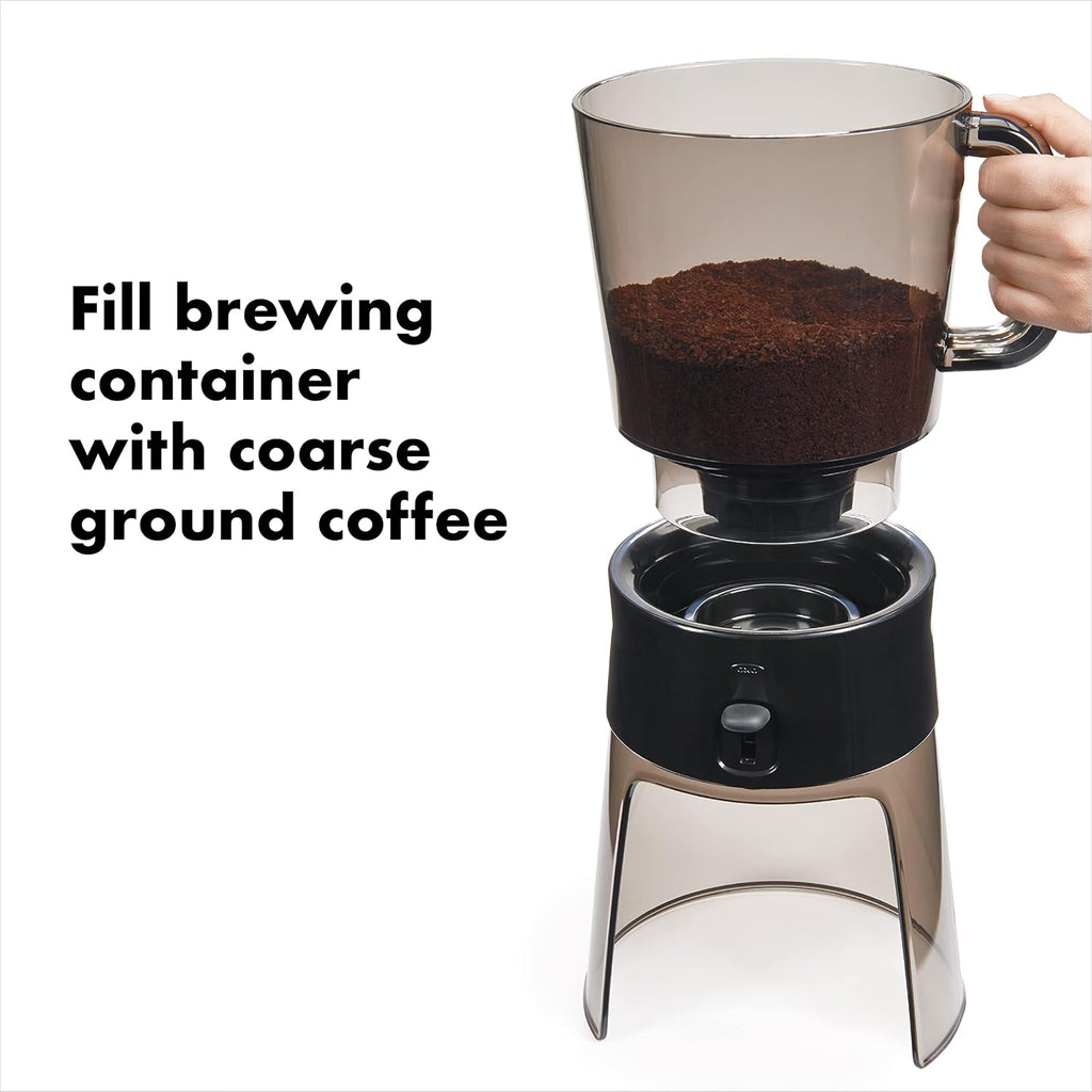 Oxo Good Grips Cold Brew Coffee Maker 32 Oz, Iced Coffee Maker With Carafe, Brews Cold Brew Concentrate