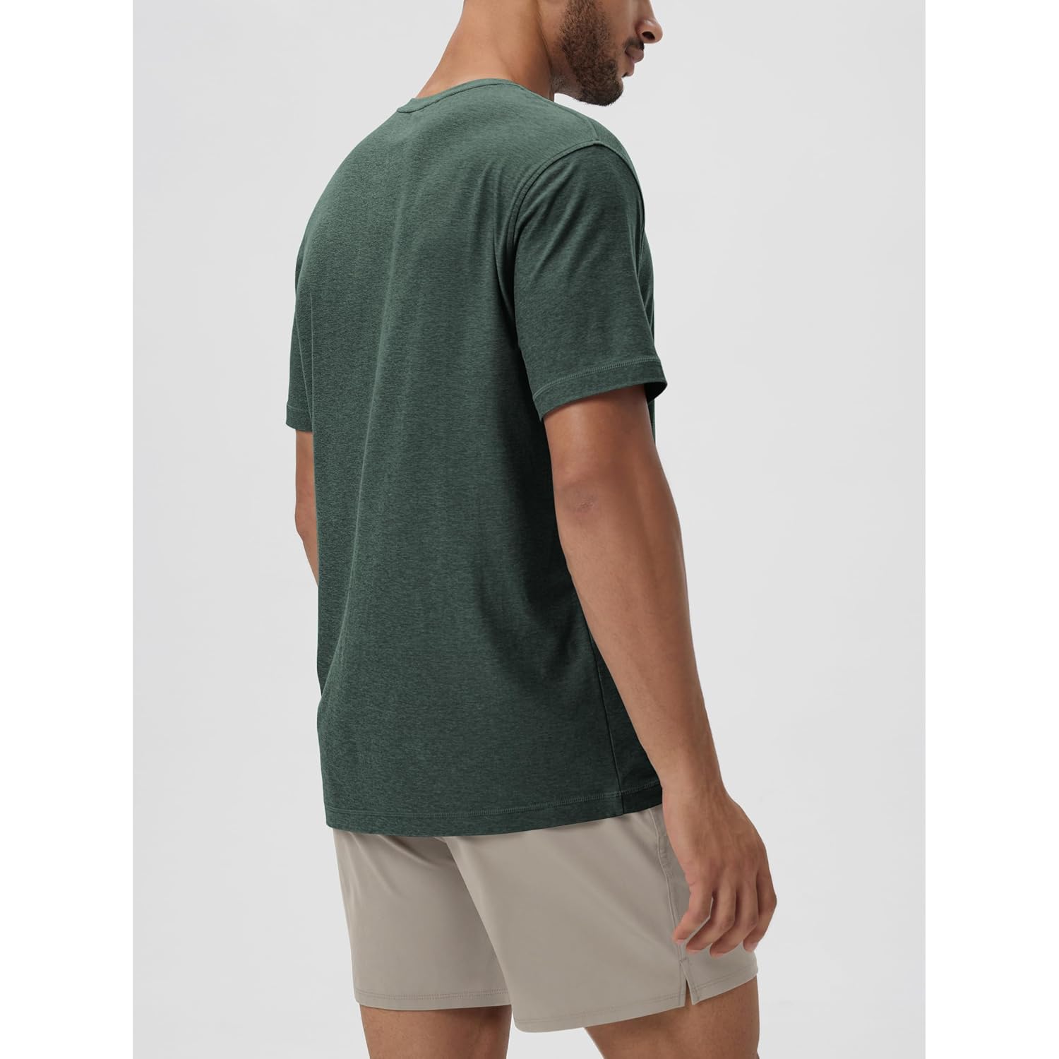 Ododos Men'S Performance T-Shirt - Odstratum Tech Tee, Ultra Soft Moisture Wicking Upf 50+ Fitness Shirts - The Ascent Series