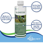 Aquascape Algaecide For Pond, Waterfall, And Water Features, 32-Ounce, 96024