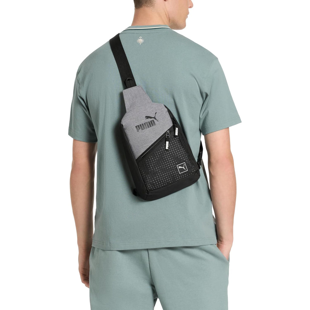 Puma Unisex-Adult Sidewall Sling Backpack With Adjustable Strap & Zip Pockets