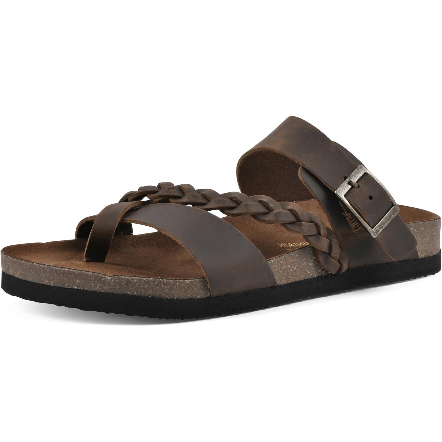 White Mountain Women'S Hazy Braided Footbed Sandal