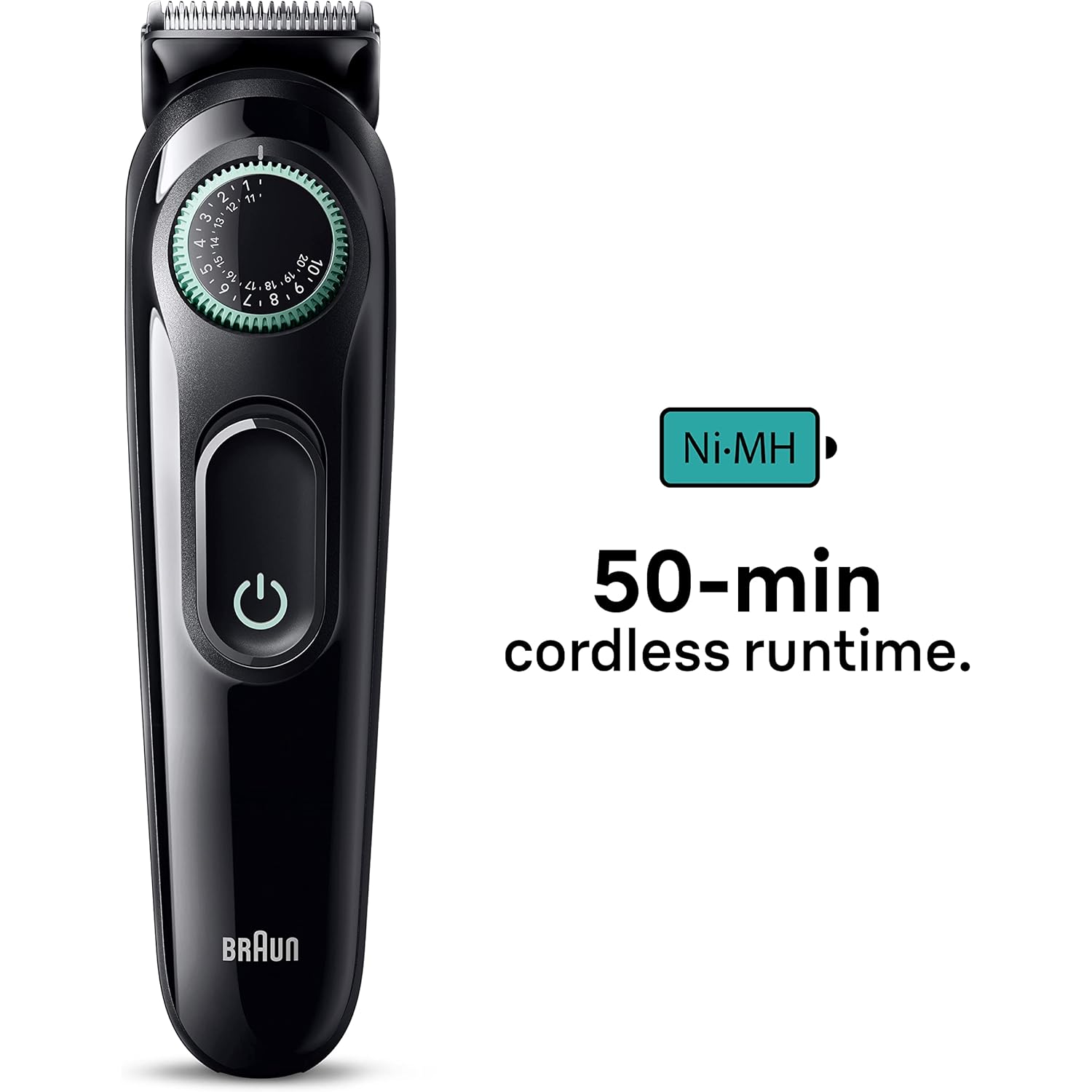 Braun All-In-One Style Kit Series 3 3450, 5-in-1 Trimmer for Men with Beard Trimmer, Ear & Nose Trimmer, Hair Clippers & More, Ultra-Sharp Blade, 40 Length Settings and Washable