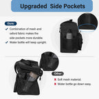 Lunch Box Cooler Bag - Tactical Insulated Lunchbox For Men - Large Soft Expandable Lunch Pail For Adults Work Outdoor Shifts Trips Black 16L