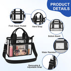 Clear Bag For Stadium Events Clear Sports Fan Messenger Bag Purse For Concert Festivel Outdoor Events