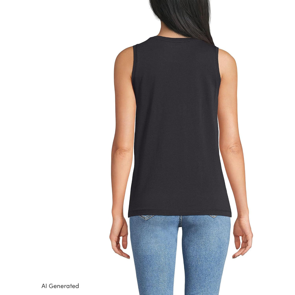 Lands' End Women's Supima Cotton Tank Top