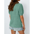 Automet Womens Summer Short Sleeve Sweater Dressy Business Casual Blouses 2026