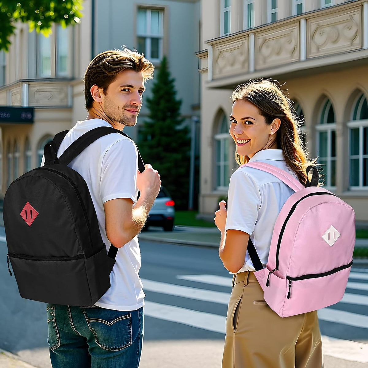 12 Pack Backpacks In Bulk,17-Inch Lightweight Bookbags For Elementary,Middle,And High School Students,Bulk Backpacks For Kids,Boys,Girls,Classroom,Travel,Gym Supplies,Assorted 12 Colors