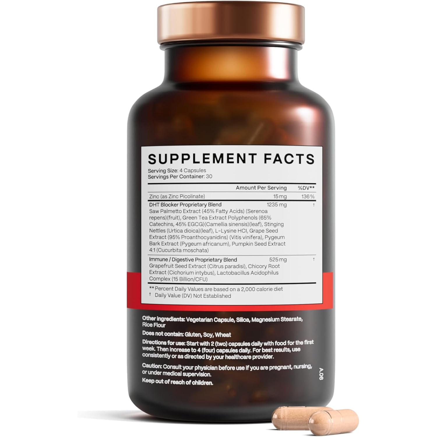 DHT Blocker - Hair Growth Supplement for Genetic Thinning for Men and Women | Approved* by American Hair Loss Association | Guaranteed, Backed by 20 Years of Experience in Hair Loss Treatment Clinics