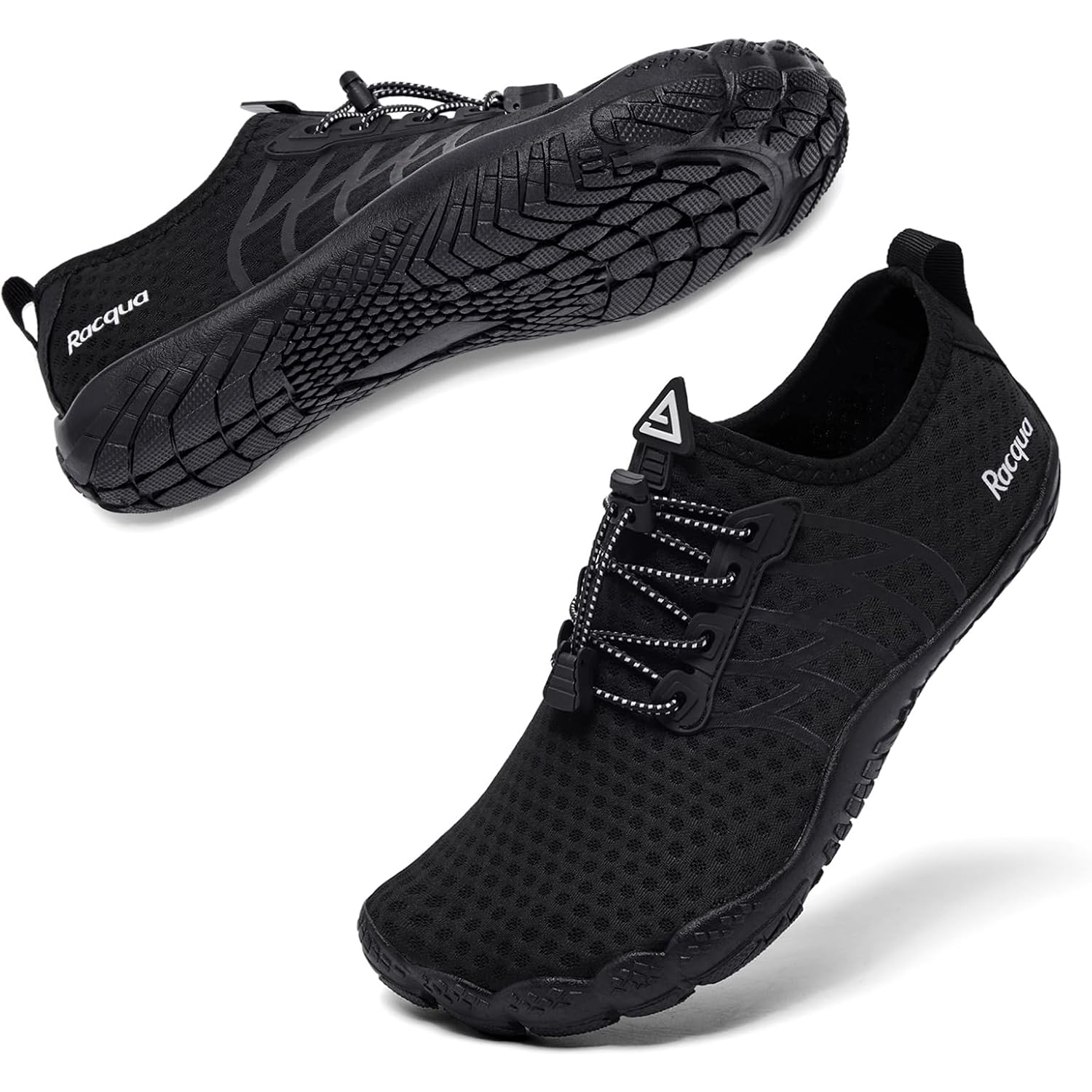 Racqua Water Shoes Quick-Dry Swim Shoes Breathable Lightweight Beach Shoes Pool Barefoot Aqua For Women Men