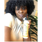 J'Organic Solutions Knot Sauce Detangler/Leave-In Cream with Haitian Castor Oil for Curly, Kinky, Coily 4C Hair - Natural Hydration & Anti-Breakage