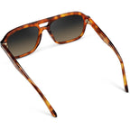 WearMe Pro – Women’s Polarized Aviator Sunglasses: Acetate Frame & Trendy Sleek Double Bridge