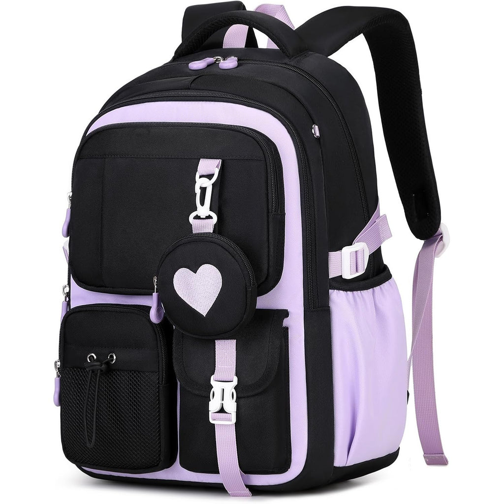 Girls Backpack, Kids Backpack For Girls, School Bag For Primary Elementary Teenage, Middle School Students Bookbag