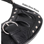 Y2K Purse Small Shoulder Bags For Women With Rivets Punk Style Goth Grunge Emo Handbag