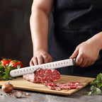 Brisket Slicing Knife - Ultra Sharp Premium 11-inch Stainless Steel Carving Knife for Slicing Roasts, Meats, Fruits and Vegetables