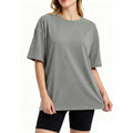 Bamboo Cool Womens Oversized Summer T Shirts Tops Short Sleeve Tees Spring Outfits Trendy Business Fashion Workout Clothes
