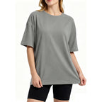 Bamboo Cool Womens Oversized Summer T Shirts Tops Short Sleeve Tees Spring Outfits Trendy Business Fashion Workout Clothes