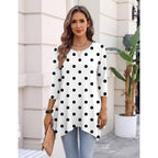 Zeagoo 3/4 Sleeve Womens Tops Dressy Casual Tunics To Wear With Leggings Loose Fit Cute Blouses 2026 Trendy