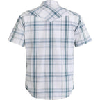 Coevals Club Men'S Western Cowboy Short Sleeve Pearl Snap Casual Plaid Work Shirts