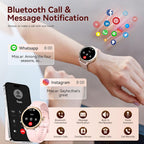 Smart Watch for Women, 1.27" HD Fitness Tracker (Answer/Make Calls) with 110+ Sport Modes/Heart Rate/Sleep Monitor, IP68 Waterproof Fitness Watch for iPhone Android, Best Gifts for Girl Yrs 15-25