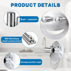 Discount Parts Direct Stainless Steel Sponge Holder For Scrub Daddy Mommy Sponge, Bathroom Kitchen Sink Caddy Organizer Storage With Suction Cup, Dishwasher Safe, Keep Sponge Dry, Silver, 1-Pack